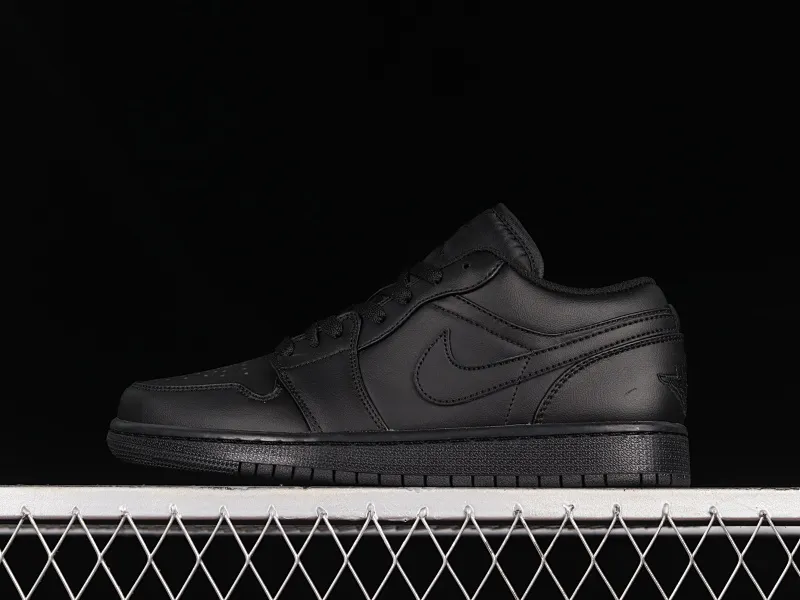 All Categories Air Jordan Jordan Series Basketball Shoes Air Jordan 1 Low Air Jordan 1 Low AJ1 Joe 1 All Black Low State Basketball Shoes 553558-093